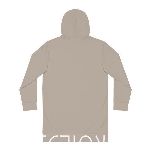 Women's Hoodie Dress-Beige - Image 22