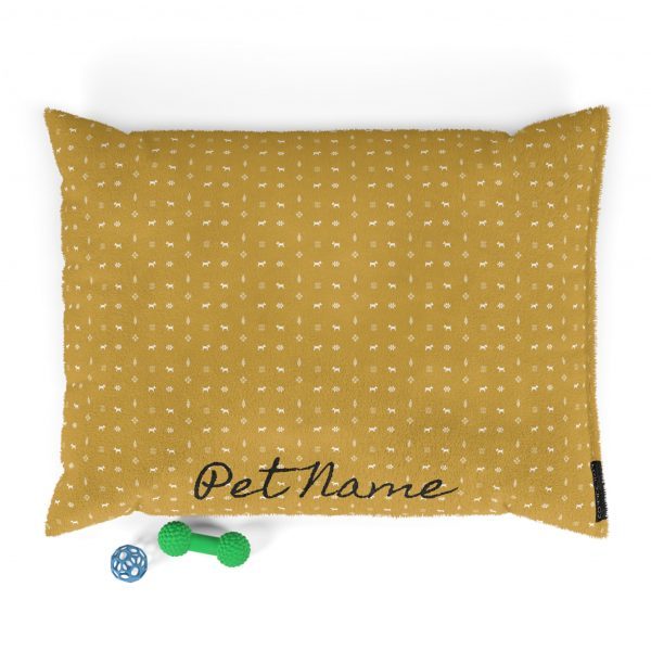 Pet Bed- Gabbeh pattern- Mustard - Image 6