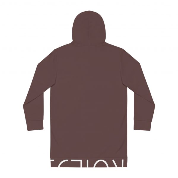 Women's Hoodie Dress - Chocolate - Image 12