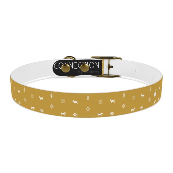Dog Collar - Gabbeh pattern- Mustard - Image 6