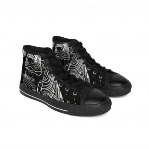Men's Classic Sneakers - Graffiti-Print