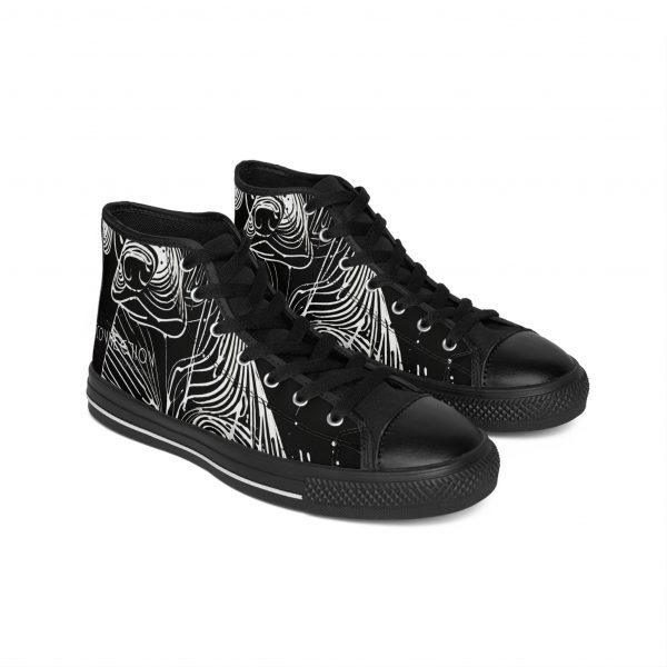 Men's Classic Sneakers -  Graffiti-Print