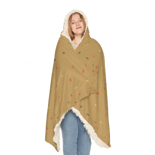 Hooded Sherpa Fleece Blanket - Image 5