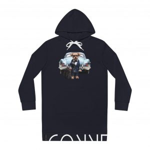 Women's Hoodie Dress - Navy