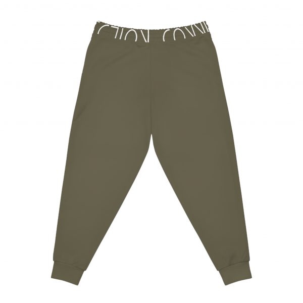 Unisex Athletic Joggers - Olive Green - Image 9