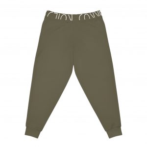 Unisex Athletic Joggers - Olive Green
