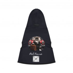 Pet Hoodie with QR Code - Cat