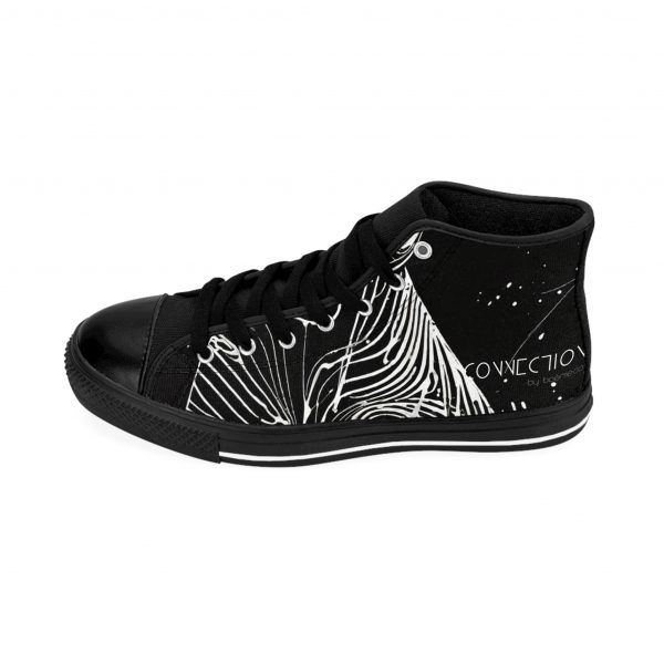 Men's Classic Sneakers -  Graffiti-Print - Image 4