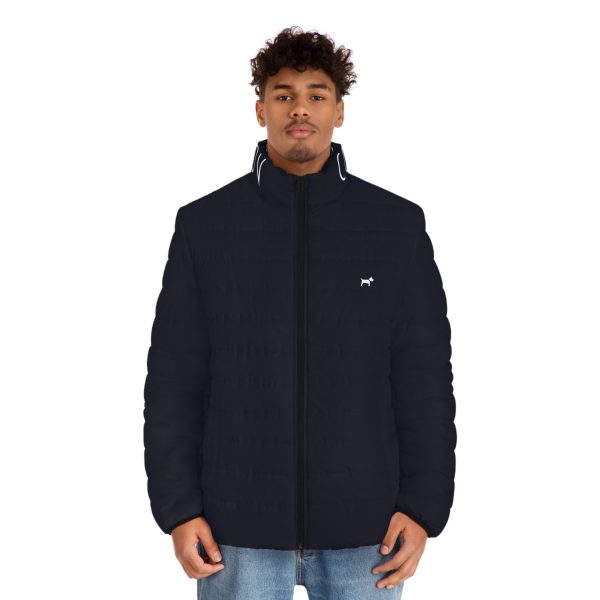Men's Puffer Classic Jacket - Navy - Image 3