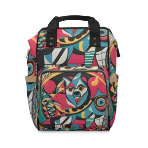 Multifunctional Diaper Backpack - Pop Art