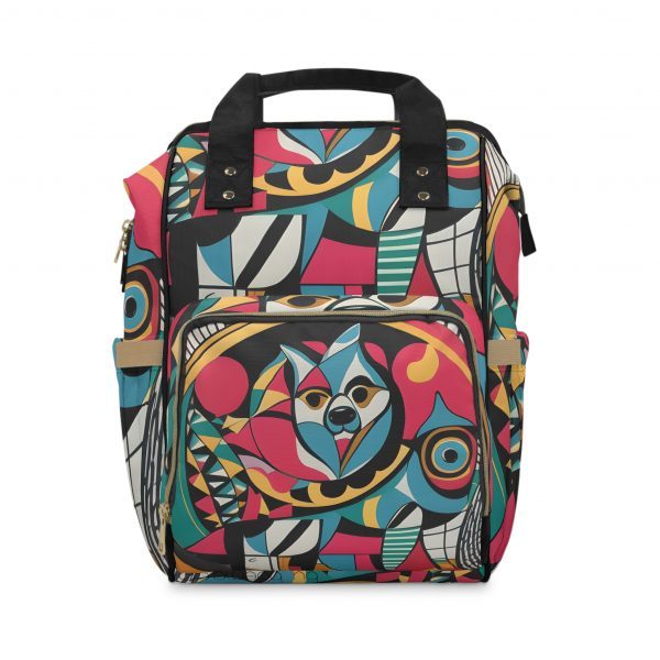 Multifunctional Diaper Backpack - Pop Art