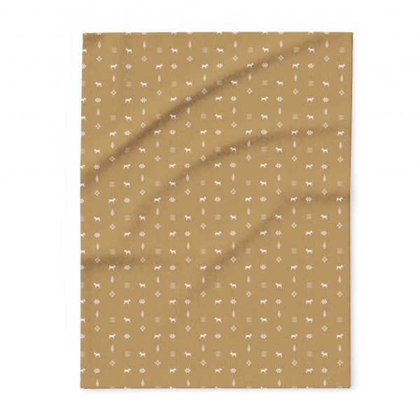 Arctic Fleece Blanket- Mustard - Image 2