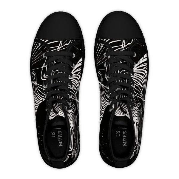 Women's High Top Sneakers-  Graffiti-Print - Image 2