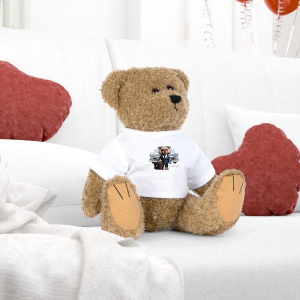 Plush Bear Toy with T-Shirt - Image 3