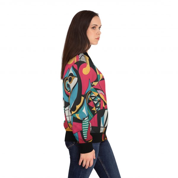 Women's Bomber Jacket - Pop Art - Image 5