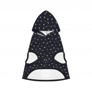 Pet Hoodie- Gabbeh pattern- Navy