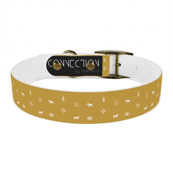 Dog Collar - Gabbeh pattern- Mustard - Image 9