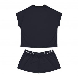 Women's Short Pajama Set - Navy