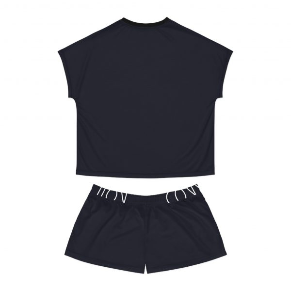Women's Short Pajama Set - Navy - Image 2