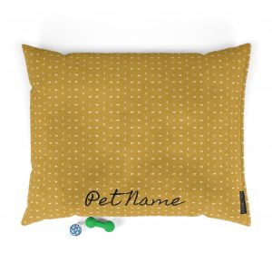 Pet Bed- Gabbeh pattern- Mustard