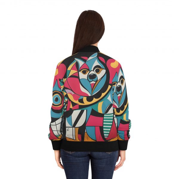 Women's Bomber Jacket - Pop Art - Image 4