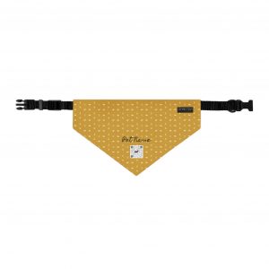 Pet Bandana Collar- Gabbeh pattern - Mustard