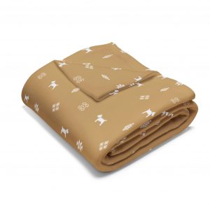 Arctic Fleece Blanket- Mustard