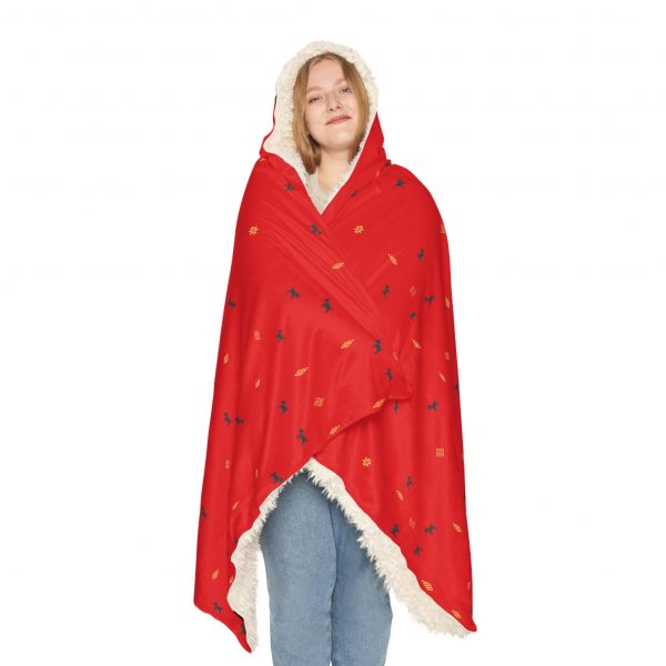 Hooded Sherpa Fleece Blanket - Image 5