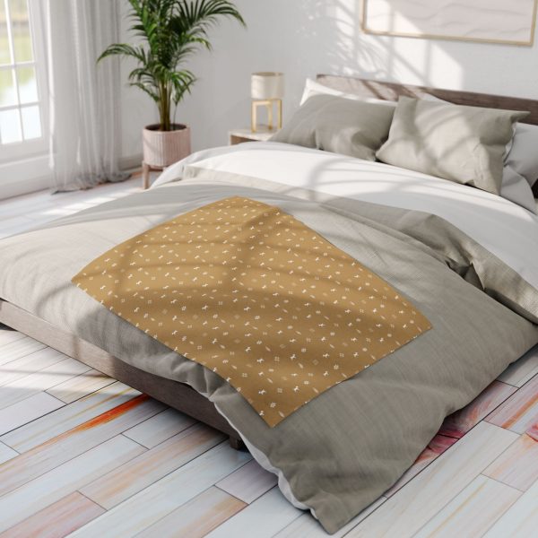 Arctic Fleece Blanket- Mustard - Image 6