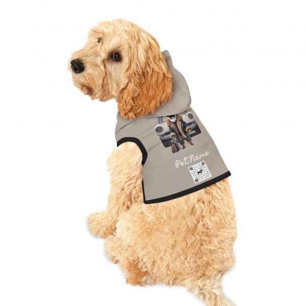Pet Hoodie with QR Code - Frenchie - Image 4