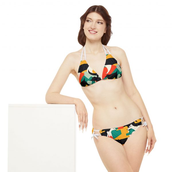 Strappy Bikini Set -Pop Art - Image 4