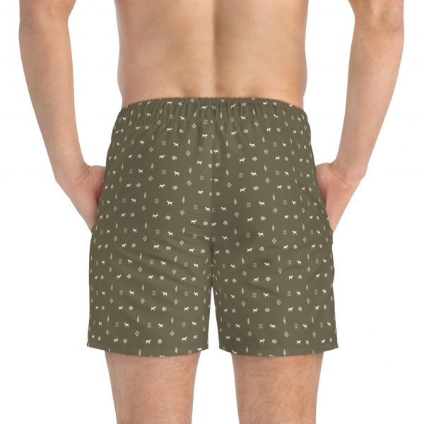 Swim Trunks - Olive Green - Image 36