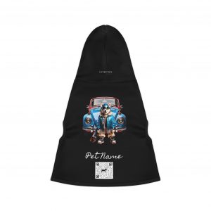Pet Hoodie with QR Code - Husky