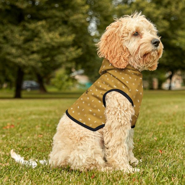 Pet Hoodie- Gabbeh pattern - Mustard - Image 8