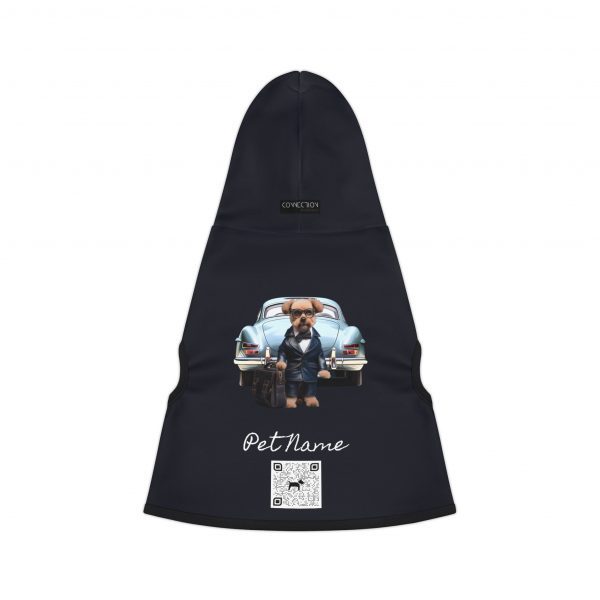 Pet Hoodie with QR Code - Doodle