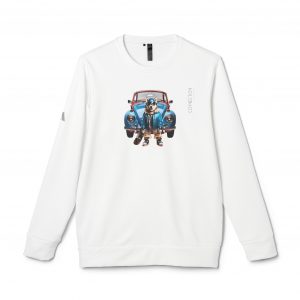 adidas® Unisex Fleece Crewneck Sweatshirt - White, 2XL