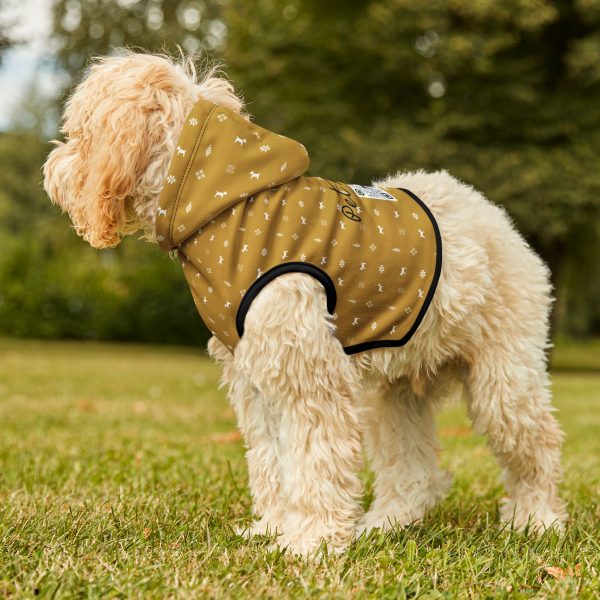 Pet Hoodie- Gabbeh pattern - Mustard - Image 9