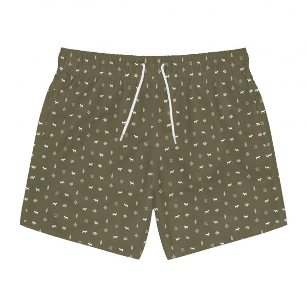 Swim Trunks - Olive Green - Image 26