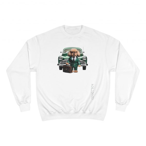 Unisex Champion™ Sweatshirt - Dark Green - Image 5
