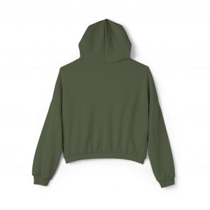 Women's Cinched Bottom Hoodie - Green