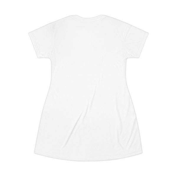 Women's T-Shirt Dress - White - Image 2