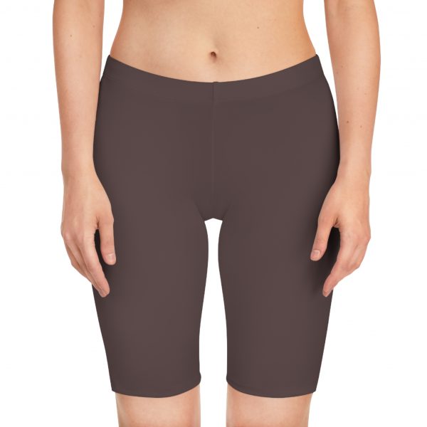 Women's Bike Shorts - Chocolate - Image 3