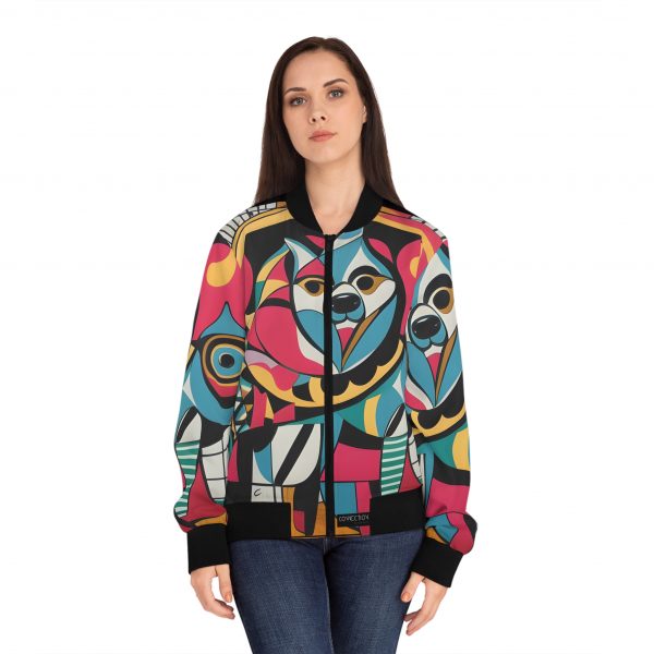 Women's Bomber Jacket - Pop Art - Image 3