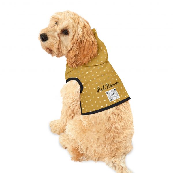Pet Hoodie- Gabbeh pattern - Mustard - Image 4