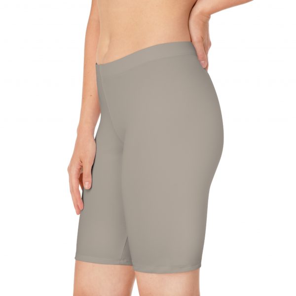Women's Bike Shorts - Beige - Image 6