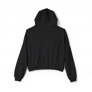 Women's Cinched Bottom Hoodie - Black