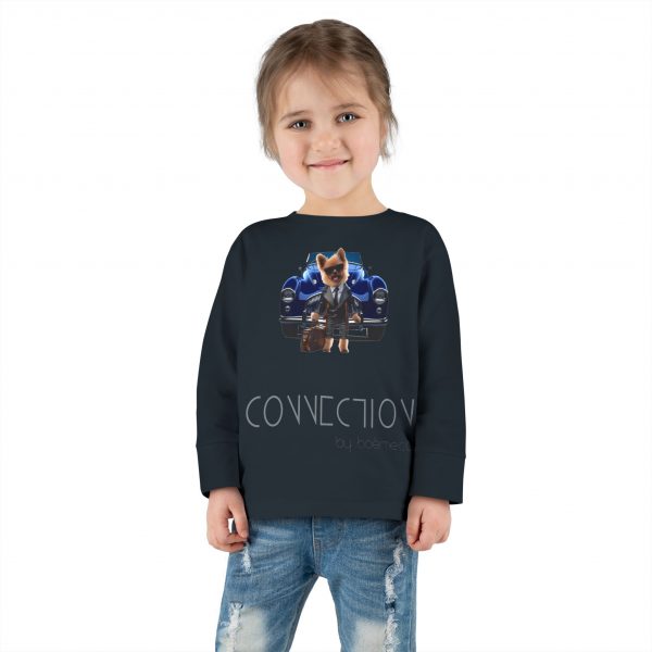 Toddler EasyTear™ Long Sleeve Tee - Navy - Image 8