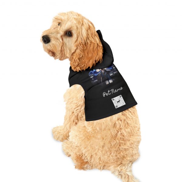 Pet Hoodie with QR Code - Poodle - Image 4