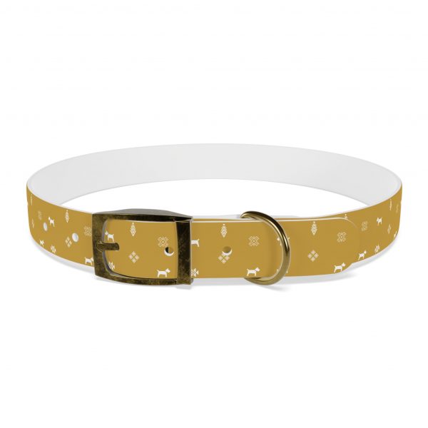 Dog Collar - Gabbeh pattern- Mustard - Image 11