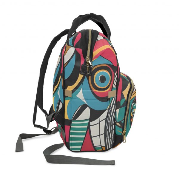 Multifunctional Diaper Backpack - Pop Art - Image 4